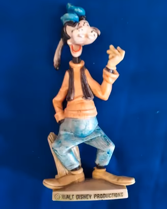 Statuetta Walt Disney Pippo dipinta a mano