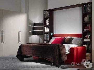 Letto a scomparsa matrimoniale cubo SPINELLI