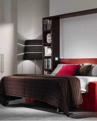 Letto a scomparsa matrimoniale cubo SPINELLI