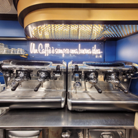 Macchina caffè espresso faema mod.emblema 2gruppi