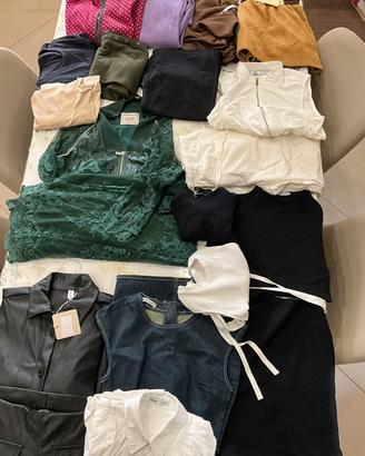 35pz abbigliamento donna tg 12 anni XS/S/L/TU/42