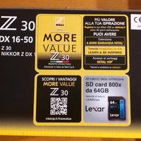 Nikon Z30 con kit nikkor Z DX 16-50 VR