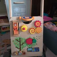 Carello primi passi in legnio 