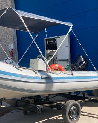 Joker Boat Coaster 420 + Tohatsu 20CV Trim  