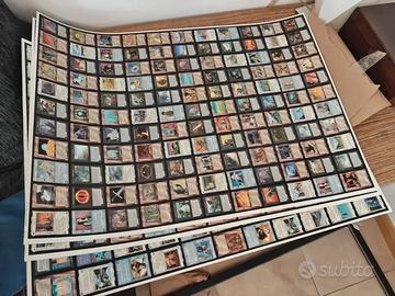 Meccg uncut sheet dutch the wizard middle earth