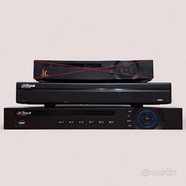 DVR REGISTRATORI PER TELECAMERE DAHUA 4K e 2K