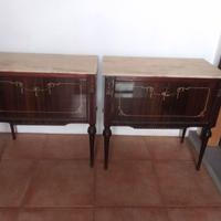 Coppia di comodini vintage