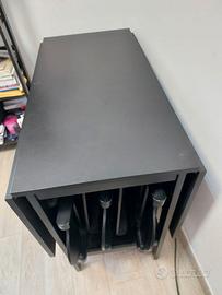 Tavolo e sedie ripiegabili