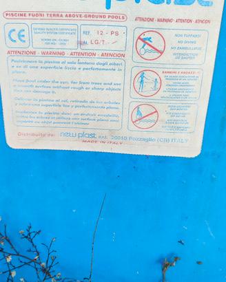 piscina usata fuori terra 
