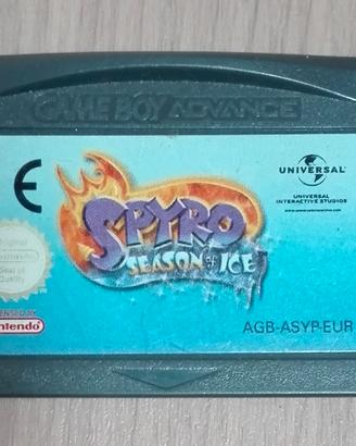 Cartuccia spyro season of ice per game boy advance