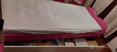 LETTO SINGOLO CON CASSETTONE