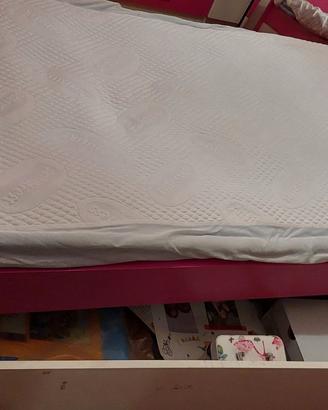 LETTO SINGOLO CON CASSETTONE