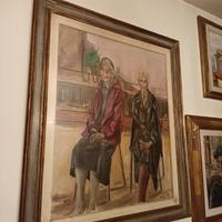 dipinto olio su tela franco azzinari  115x97