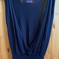Gilet Top Smanicato Robe di Kappa Donna Colore Blu