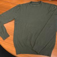 Maglione maglioncino verde militare tg. M uomo