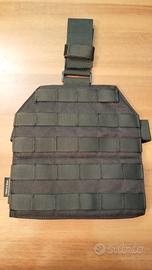 Cosciale MOLLE tattico softair nero