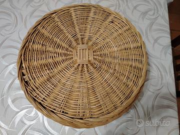 Cesto in vimini rotondo