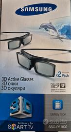 Samsung n.4 paia occhiali 3d attivi