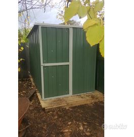 deposito attrezzi giardino 175x307cm - 5,4mq verde