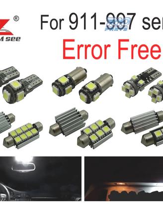 KIT 20 LAMPADE LED INTERNE PER PORSCHE 911 997 CAR