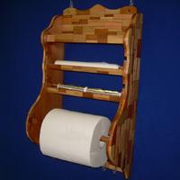 Porta rotoloni e rotoli artigianale