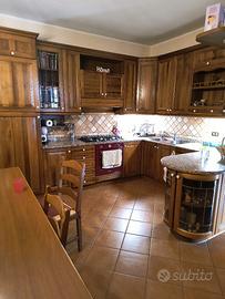 cucina componibile in noce