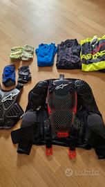 pettorina alpinestars bionic  taglia S cross