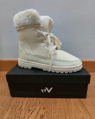Stivali invernali color crema
