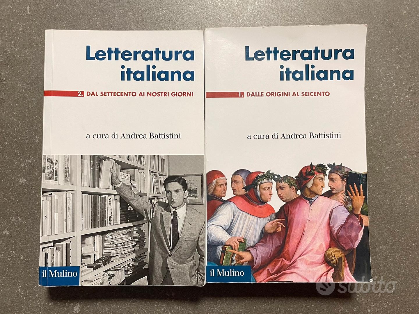 Letteratura italiana a cura di Andrea Battistini - Libri e Riviste In  vendita a Venezia