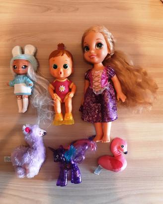 Bambole Rapunzel e altre