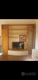 mobile tv 210 cm.comoleto di pannello posteriore e