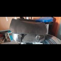 borsa laterale in pelle per moto 
