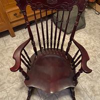 Sedia a dondolo vintage