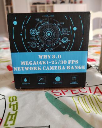 why 8.0 mega ( 4 k )-25/30 FPS network camera rang