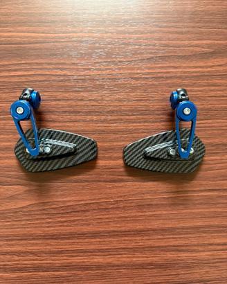 Specchietti end-bar blu