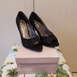 Décolleté nere pizzo n. 39