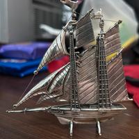 Barca a vela in argento 925