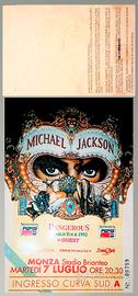 Biglietto concerto Michael jackson