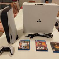 PS5 Fat con lettore + 3 giochi (Prezzo Trattabile)