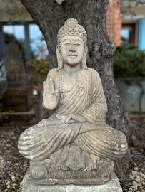 Grande buddha un pietra H 66cm