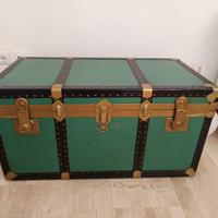 Baule verde vintage