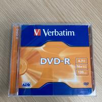3 pezzi DVD-R verbatim 4,7 gb 120 minuti