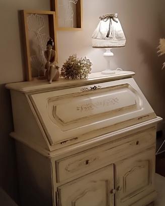 Ribaltina Shabby Chic in legno fatta a mano