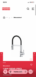 Miscelatore lina semi-pro franke
