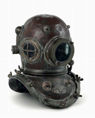 materiale da palombaro sommozzatore vintage