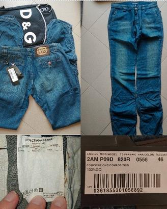 Jeans Dolce&Gabbana con custodia a zaino