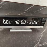 orologio sveglia digitale con clima ambientale 