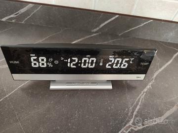 orologio sveglia digitale con clima ambientale 
