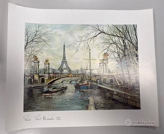Stampa “Ponte Alexandre III “- Parigi