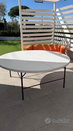 Tavolo tondo catering 180cm - HDPE - 10 pezzi